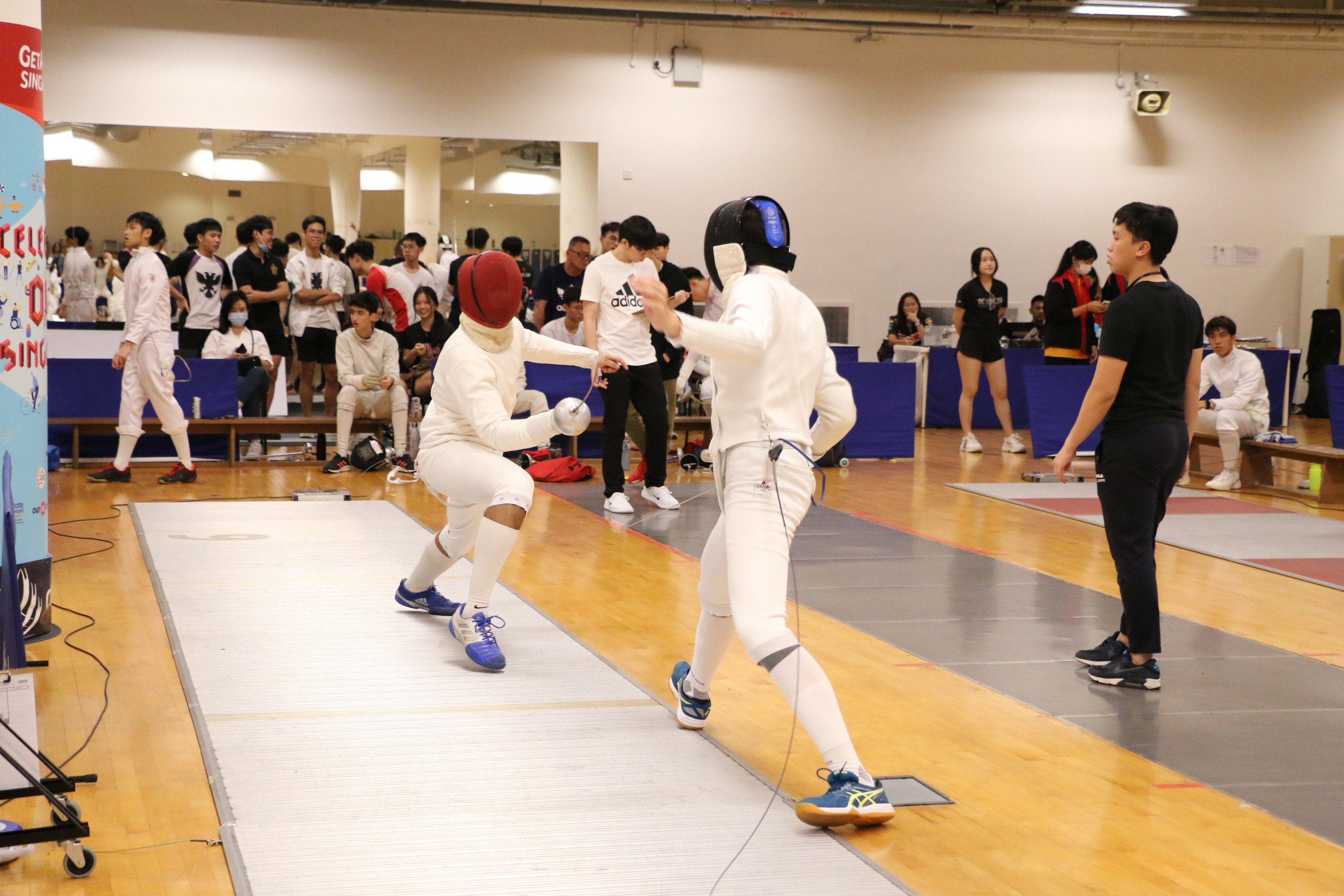 2023-04-20_NSG Fencing Mens Epee Div A_Photo by Anbumani(4)_LIM RYAN JIA JUN vs HONGWEI FENBY MAXIMILIAN DAVID (Qualifiers)