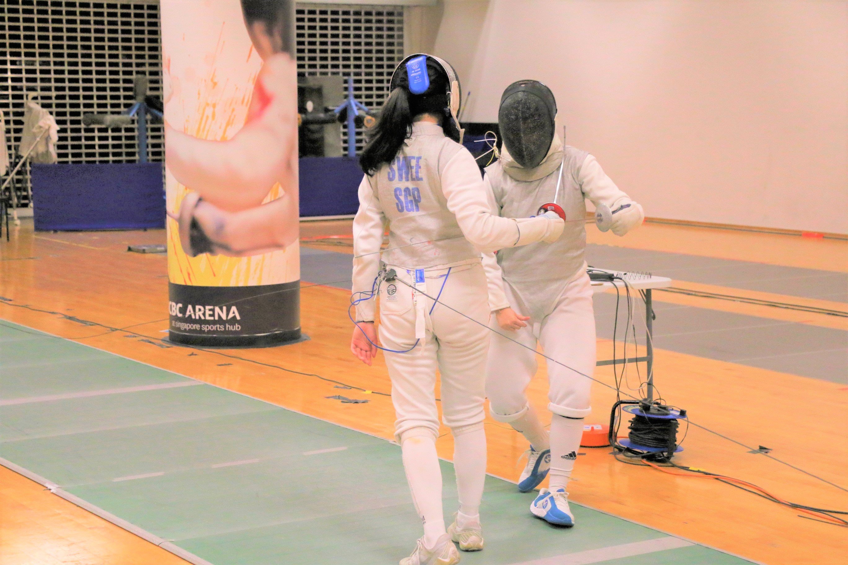 2023-04-20_NSG Fencing Womens Foil Div A_Photo by Anbumani(16)_LIA SWEE vs CHIA HALYN HIN TENG(Final)