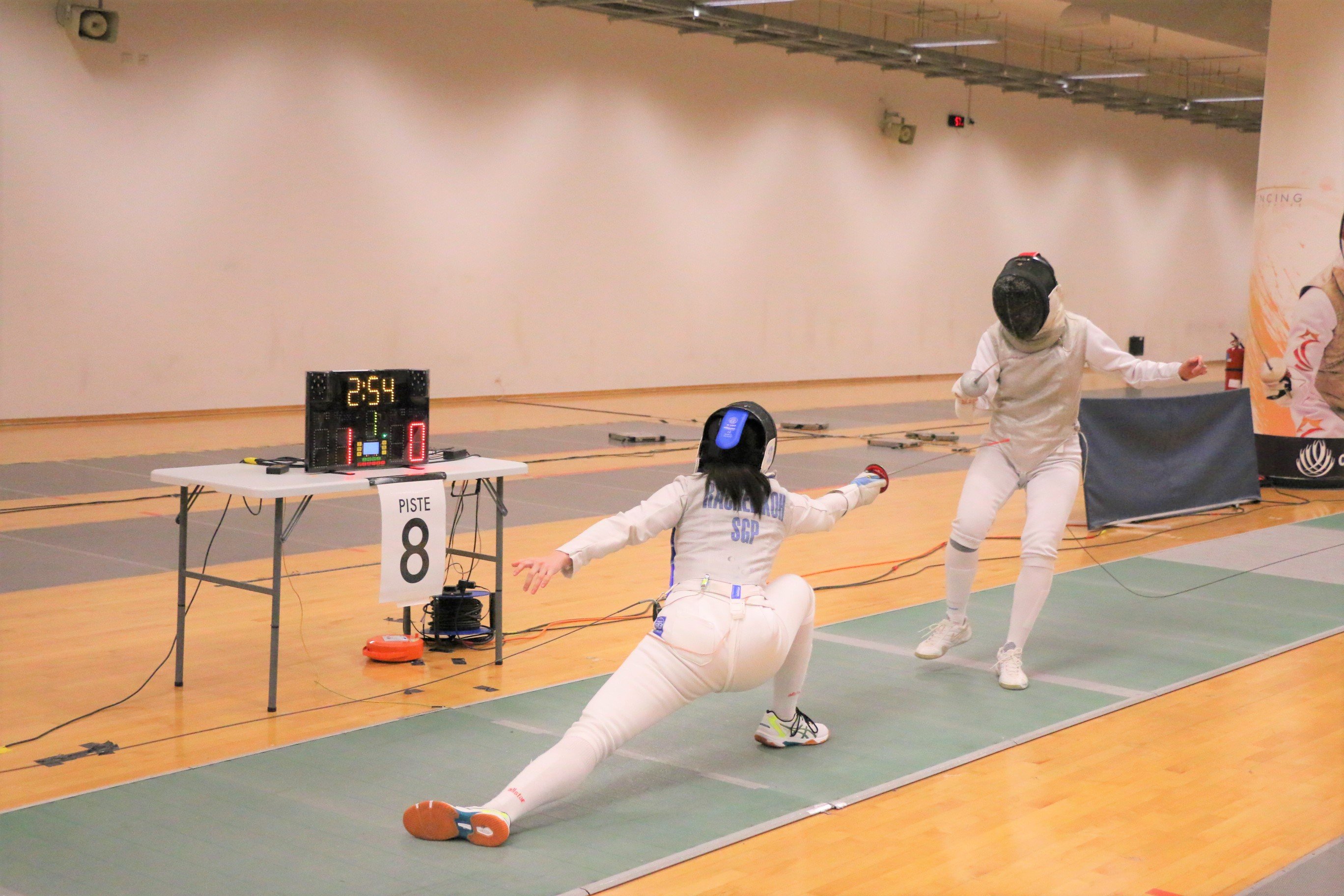 2023-04-20_NSG Fencing Womens Foil Div A_Photo by Anbumani(7)_LIU JIAJIA vs KOH RACHEL RUI JIE (Elimination)