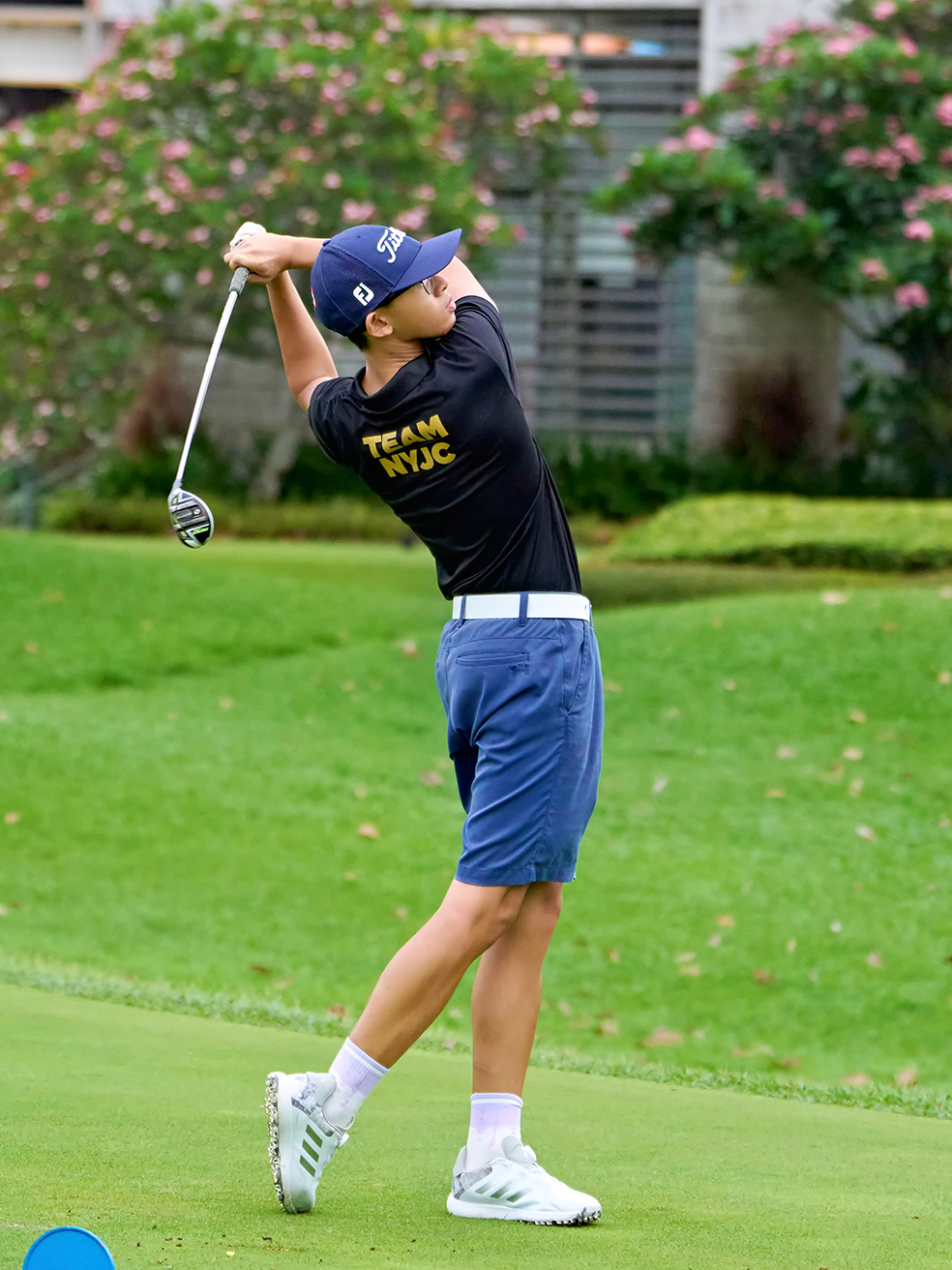 2024-04-15_NSG Golf Championship Master Course @Laguna Nationals_Photo by Eric Koh DSC06503 Cheng You Lun(NYJC) tees off