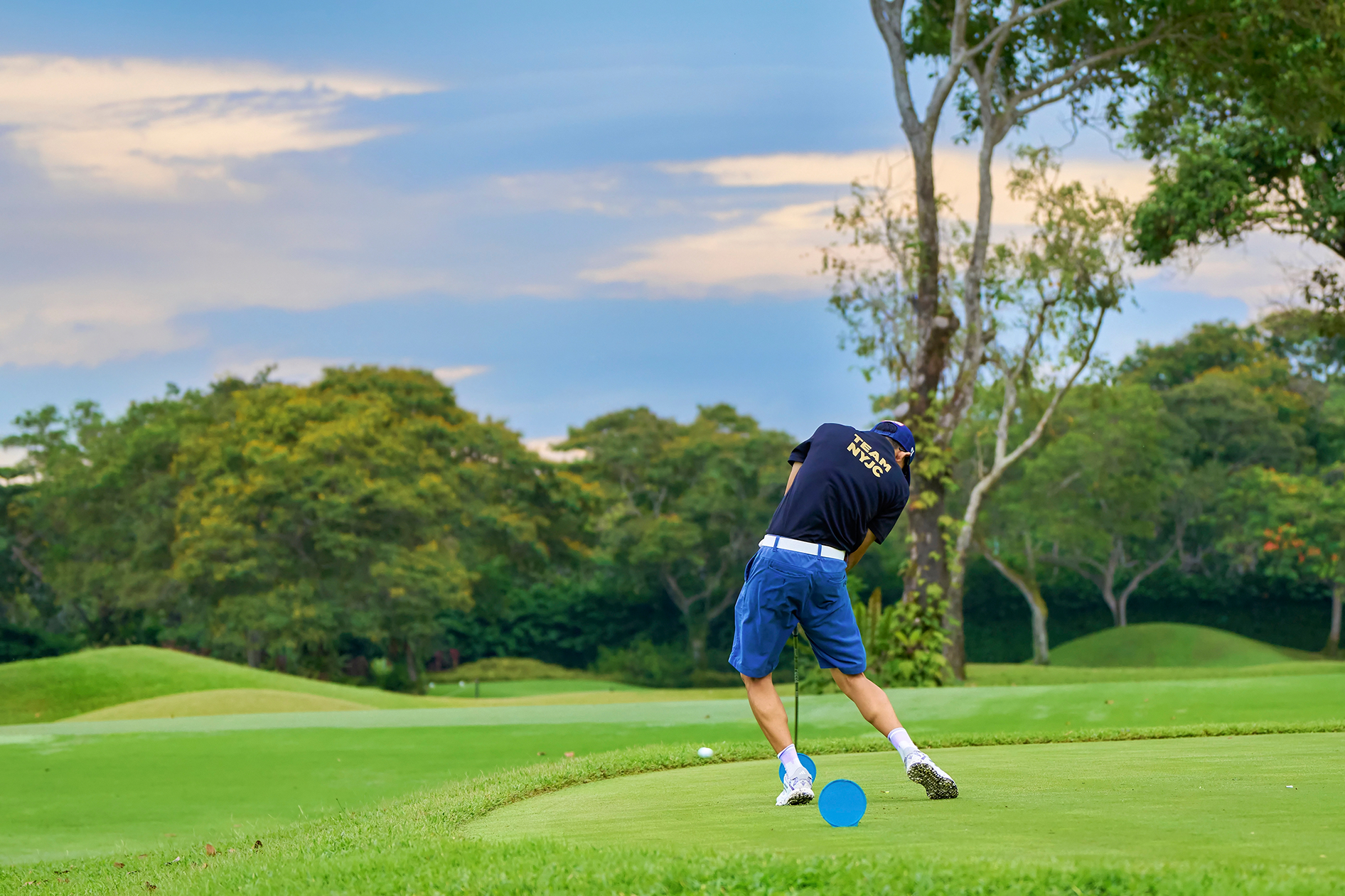 2024-04-15_NSG Golf Championship Master Course @Laguna Nationals_Photo by Eric Koh DSC08135 Cheng Sheng Rui(NYJC) tees off