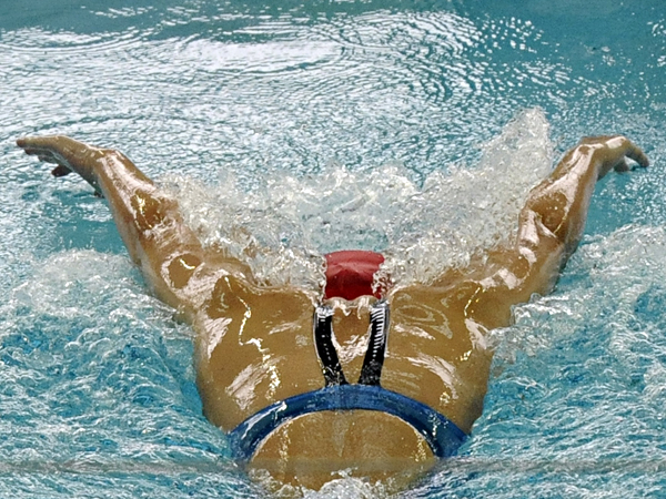 Toning arms with swimming is just one of the many benefits offered