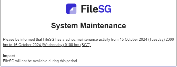 FileSG system maintanence 1