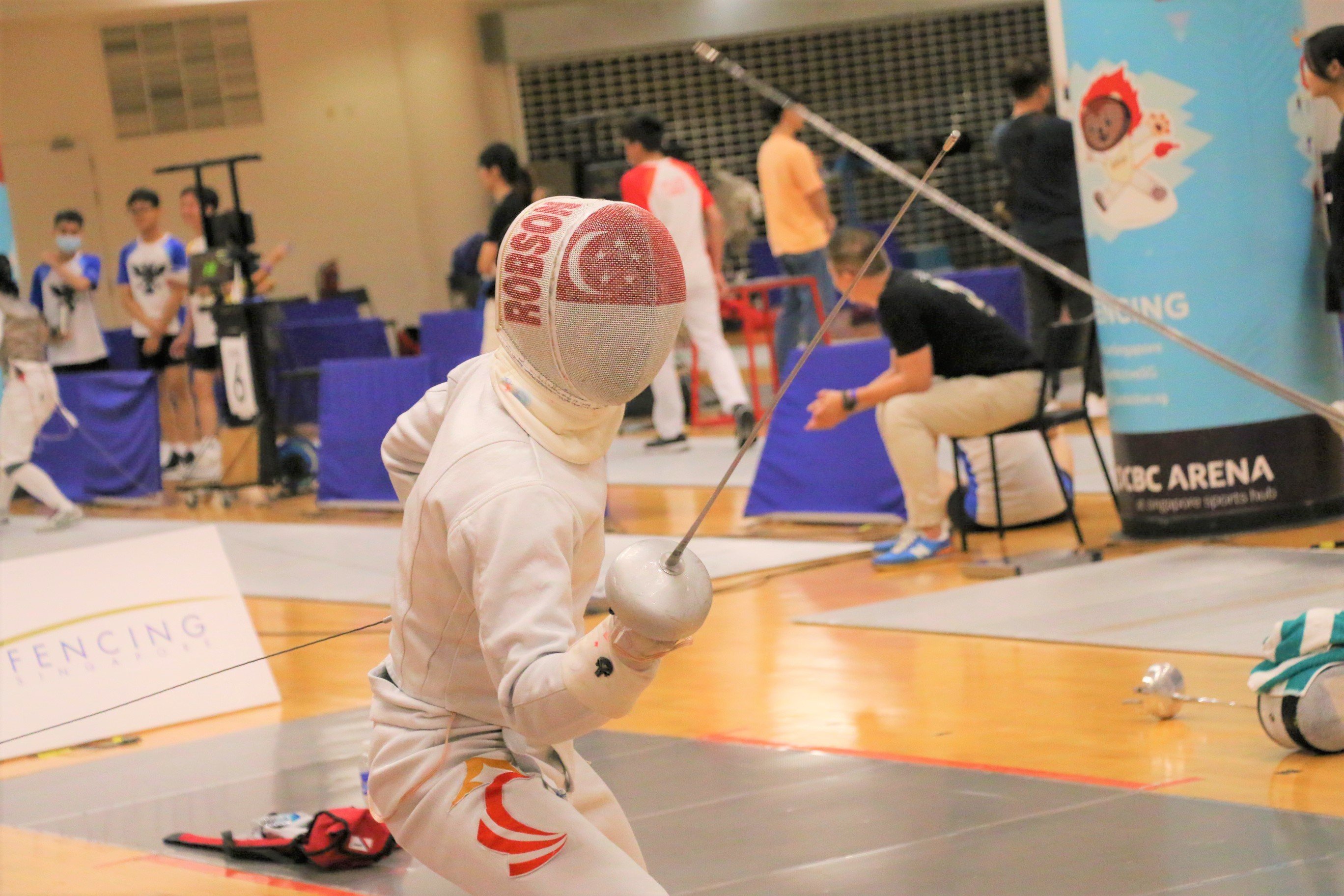 2023-04-20_NSG Fencing Mens Epee Div A_Photo by Anbumani(14)_ROBSON SAMUEL vs LIM TENG JUN (Elimination)