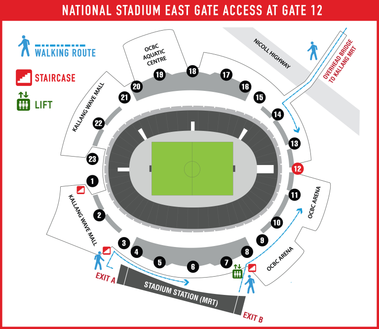 National Stadium Discover Map