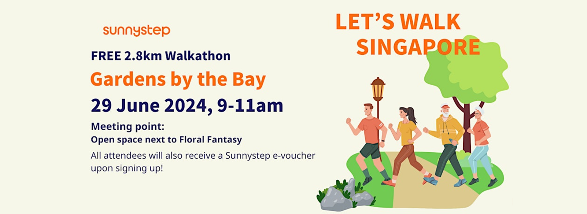 Let’s Walk, Singapore (FREE 2.8KM WALK @ Gardens by the Bay)