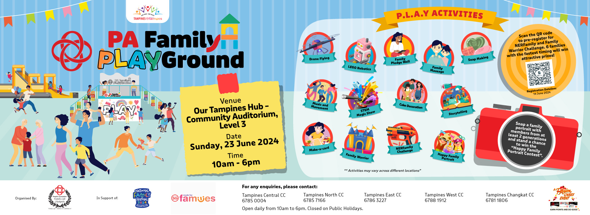 PA Family PLAYGround at Tampines GRC - in support of National Family Festival