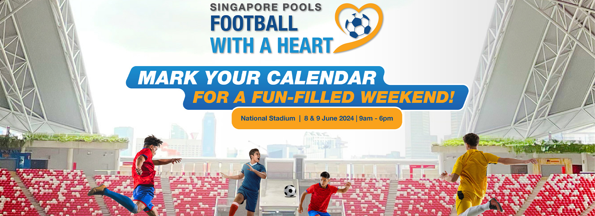 Singapore Pools Football With A Heart