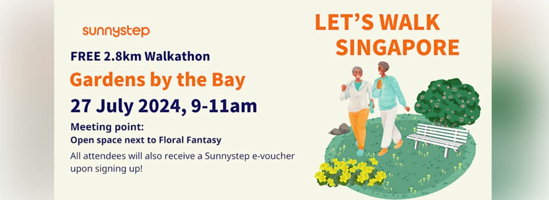 Let’s Walk, Singapore (FREE 2.8KM WALK @ Gardens by the Bay)