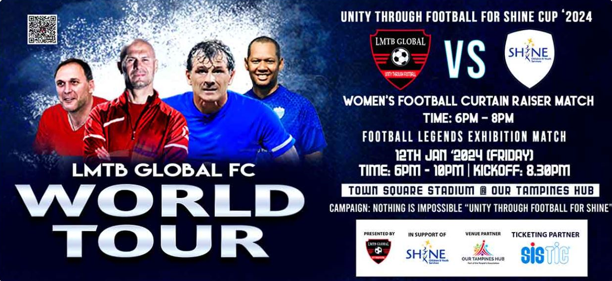 Football Legends Charity Match, Teams: LMTB Global FC vs SHINE All-Stars