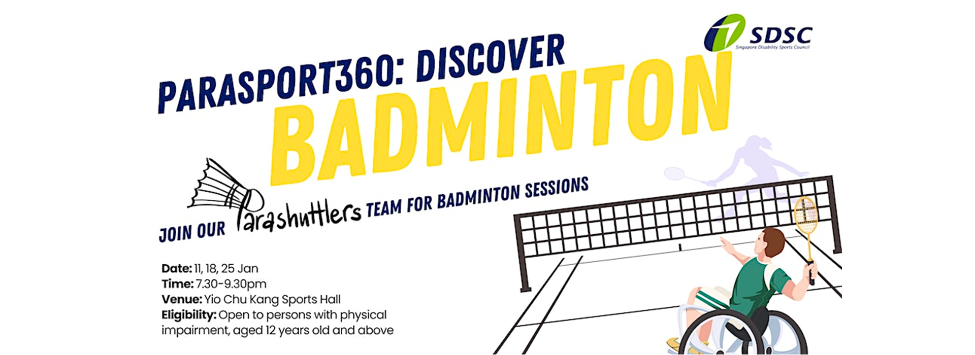 Parasport360: Discover Badminton