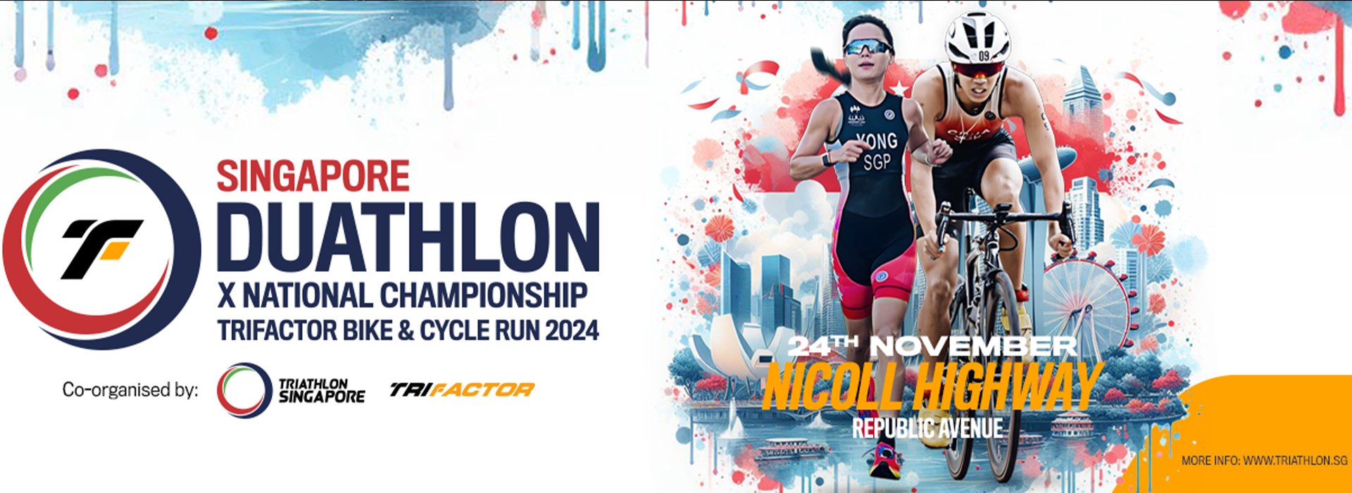 Singapore Duathlon X National Championship TriFactor Bike & CycleRun 2024