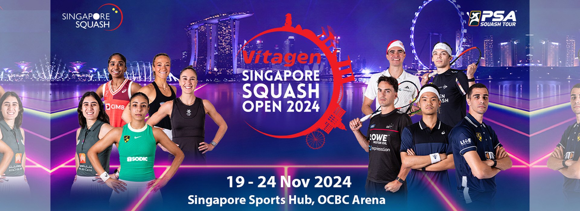 Vitageb Singapore Squash Open 2024